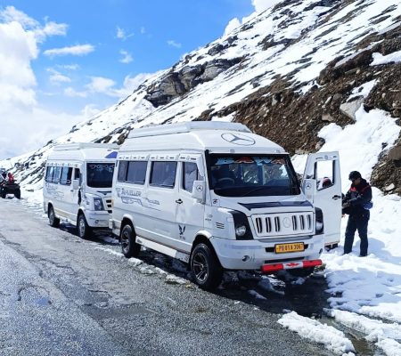 Comfortable 12 to 20 seater Tempo Traveller in Chandigarh – travel with Bawa Taxi Services, known for best service quality.
